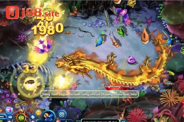 Trò chơi bắn cá 3d phiên bản săn rồng vàng